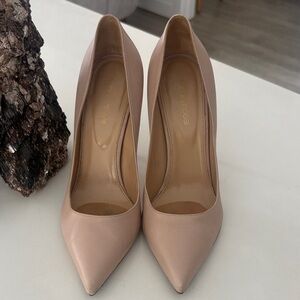 Sergio Rossi Nude Pink Stiletto Heels